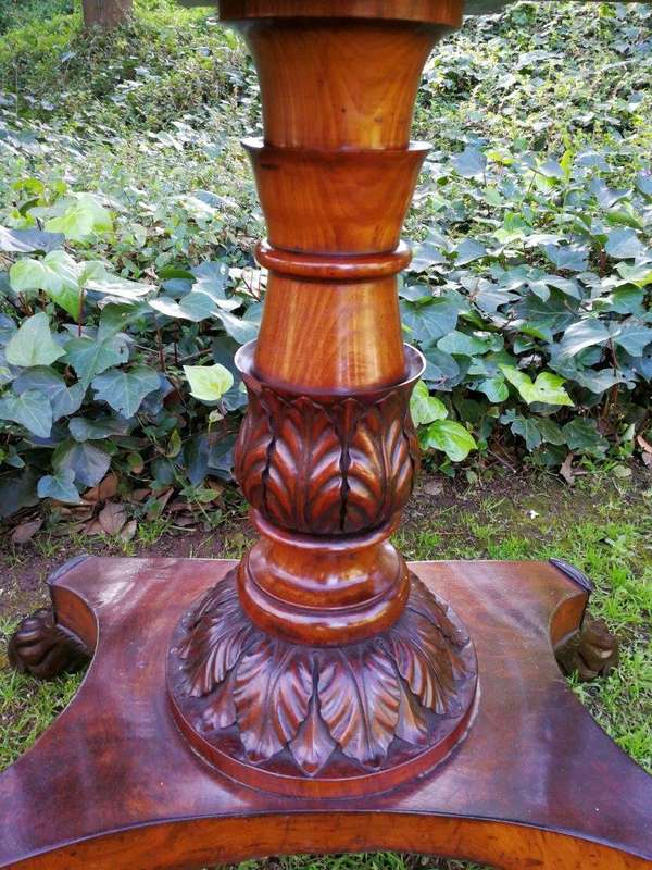 A Victorian Mahogany Folding Tea Table