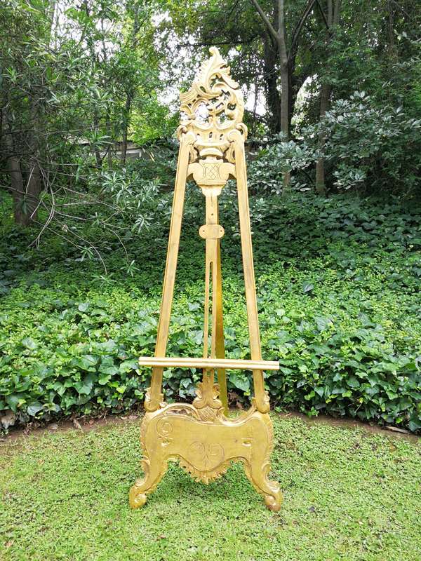A 20th Century Fruitwood Display Easel