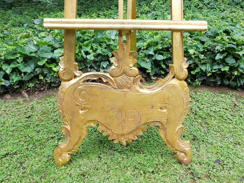 A 20th Century Fruitwood Display Easel