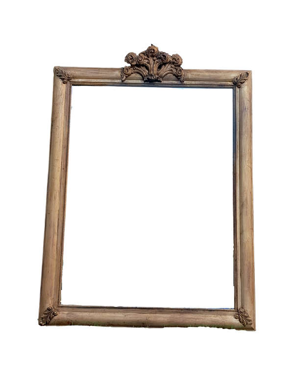 A Gilt Framed and Bevelled Mirror of Large Proportion