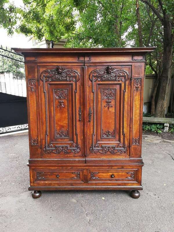 An 18th Century Dutch Walnut Armoire/Cabinet