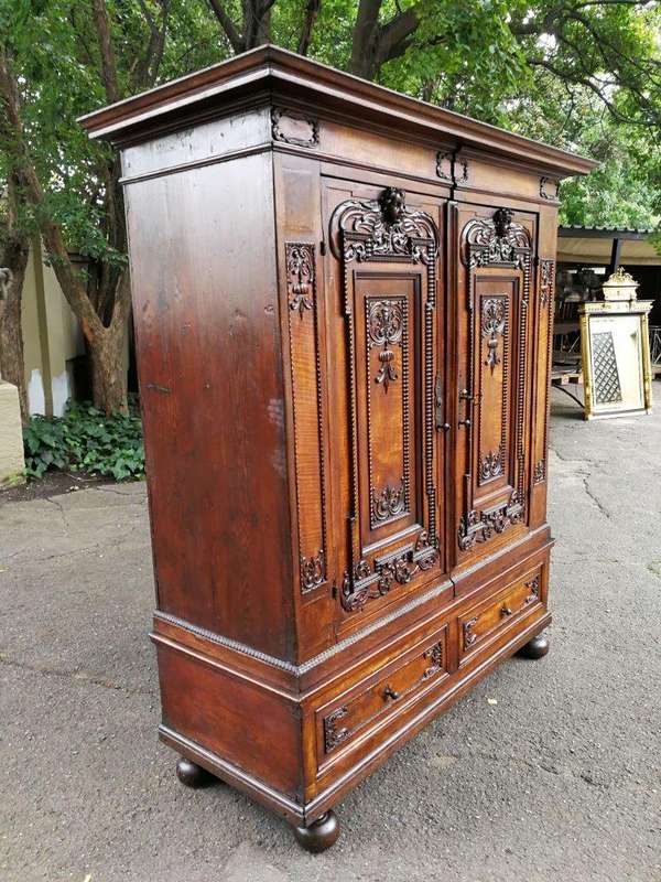 An 18th Century Dutch Walnut Armoire/Cabinet