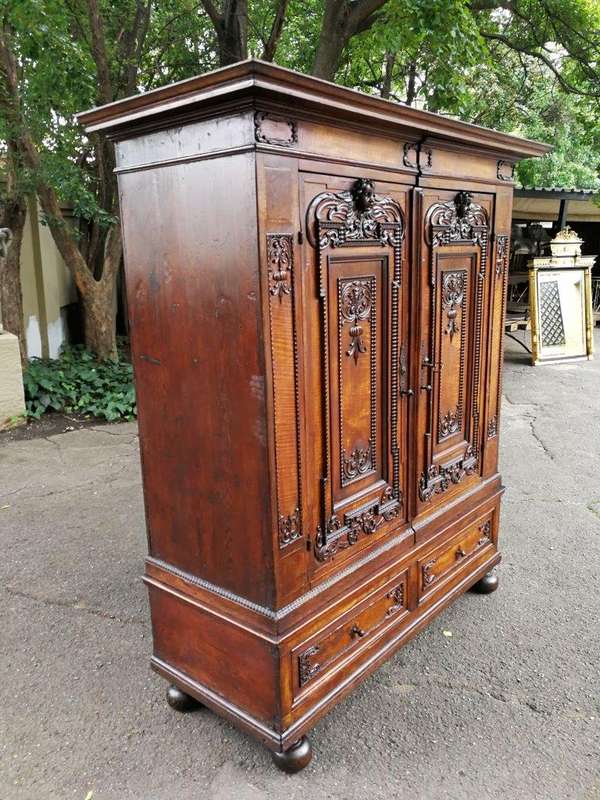 An 18th Century Dutch Walnut Armoire/Cabinet
