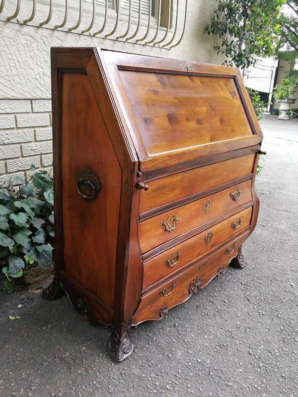 An Extremely Rare 19th Century Dutch Colonial Secretaire/ Desk