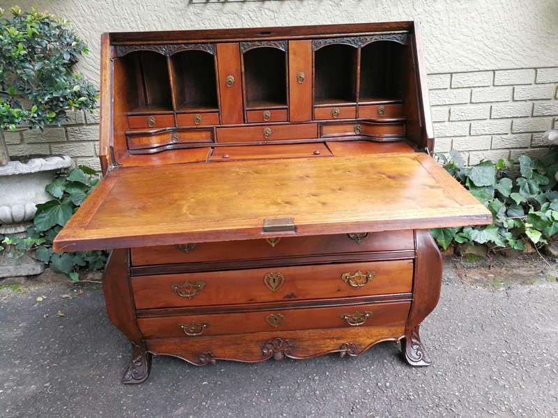 An Extremely Rare 19th Century Dutch Colonial Secretaire/ Desk