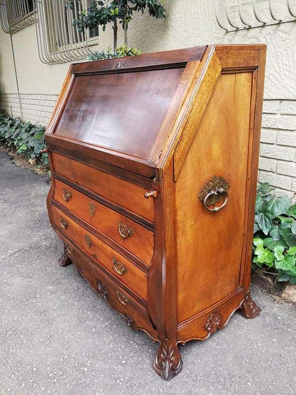 An Extremely Rare 19th Century Dutch Colonial Secretaire/ Desk