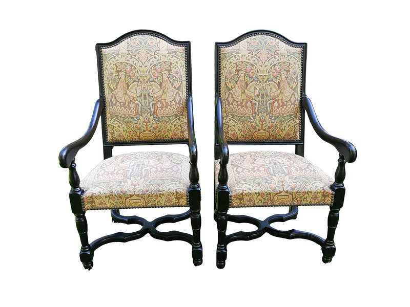 A Pair Of 20th Century Armchairs ND