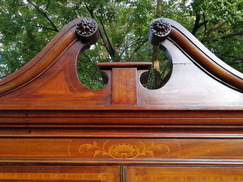 A George III Mahogany Secretaire Bookcase