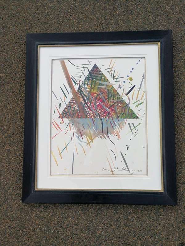 A Set Of Three Water Colour On Paper Framed In An Ornate Gilded Frame.  Each Signed And Dated 20...