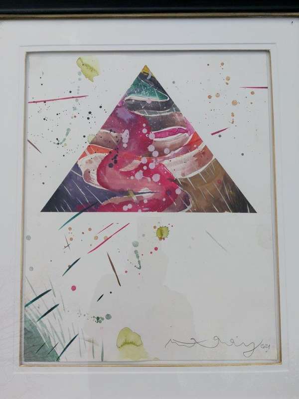 A Set Of Three Water Colour On Paper Framed In An Ornate Gilded Frame.  Each Signed And Dated 20...