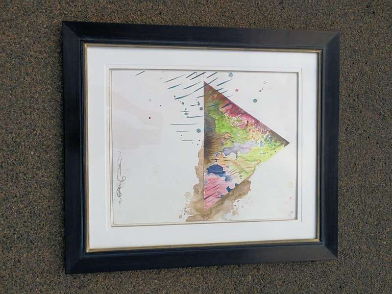 A Set Of Three Water Colour On Paper Framed In An Ornate Gilded Frame.  Each Signed And Dated 20...
