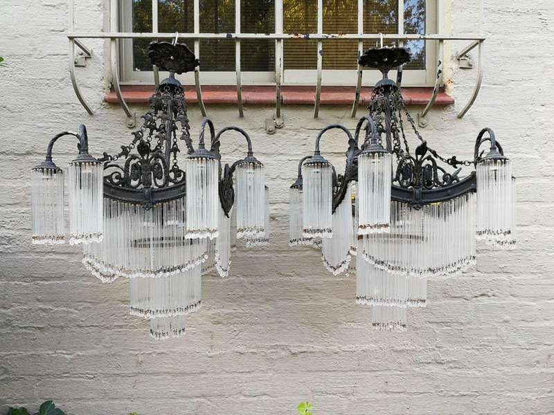 A Rare Pair Of French Chandeliers