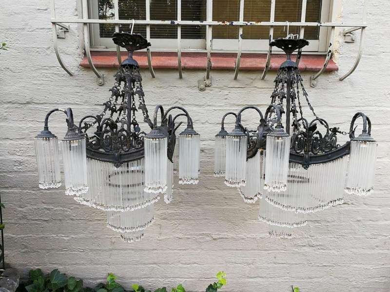 A Rare Pair Of French Chandeliers