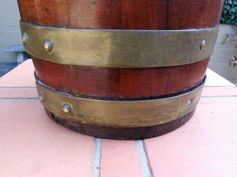 A Cape Teak Balie With Brass Bands, Circa Late 1800s