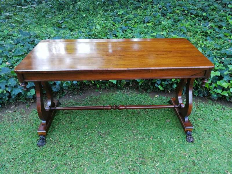An Early 19th Circa 1820Century William IV Rosewood Library Table