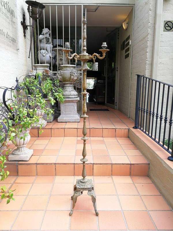 A 20th Century Circa 1970   Brass Floor Lamp