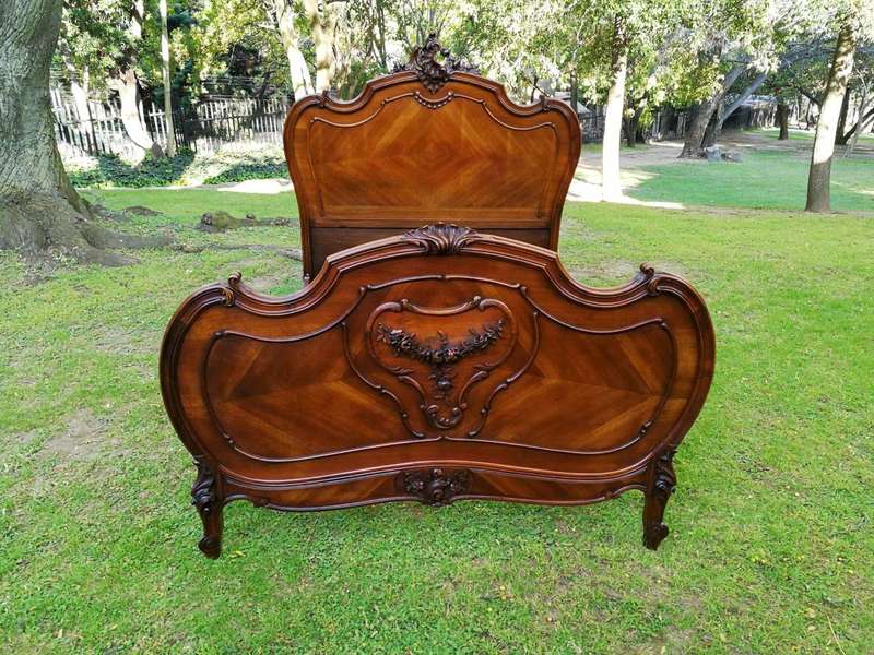 An early 20th Century Circa 1920 French Walnut Double