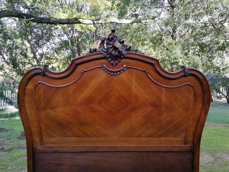 An early 20th Century Circa 1920 French Walnut Double