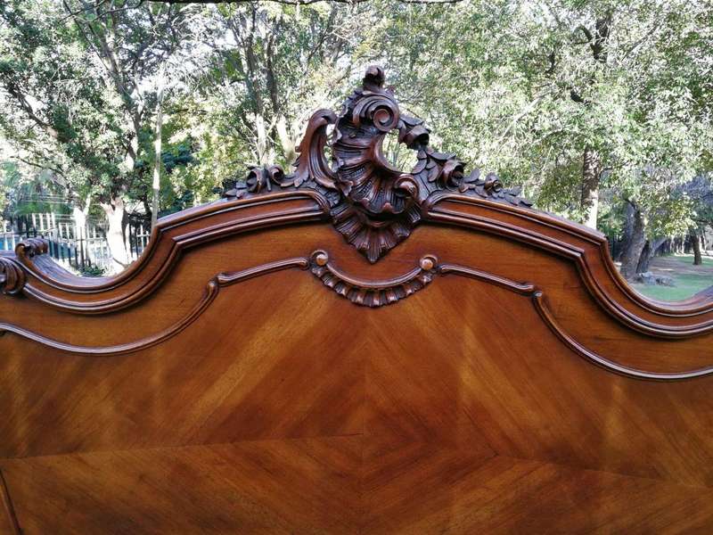 An early 20th Century Circa 1920 French Walnut Double