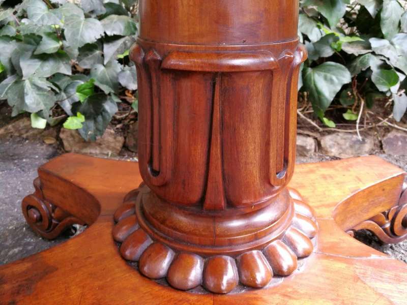 A 19th Century Circa 1880 Victorian Mahogany Card Table With Green Baize