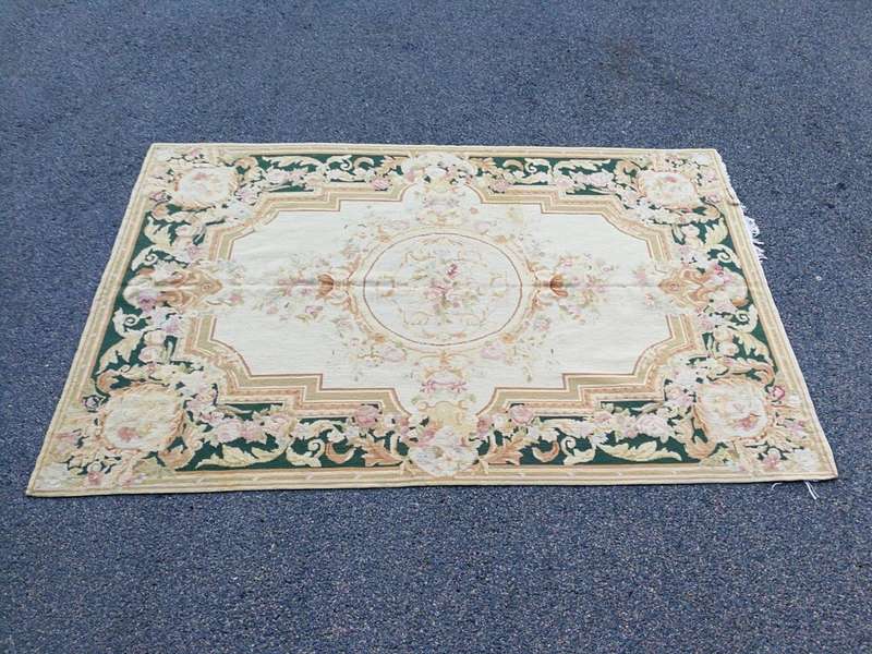 A 20th Century Needle Point Handmade  French Carpet