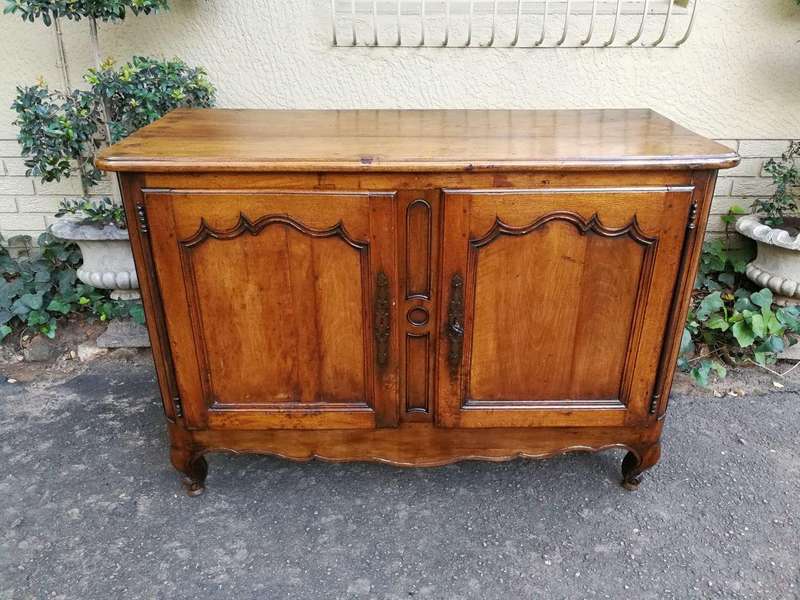 An Antique18th Century French Cherrywood Buffet / Server / Drinks Cabinet