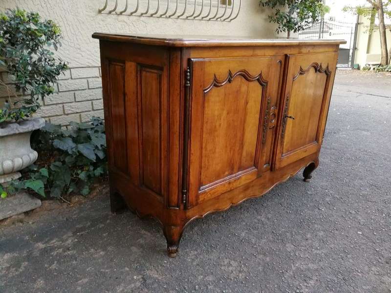 An Antique18th Century French Cherrywood Buffet / Server / Drinks Cabinet