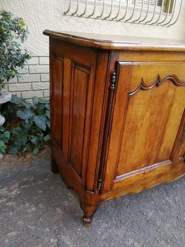 An Antique18th Century French Cherrywood Buffet / Server / Drinks Cabinet