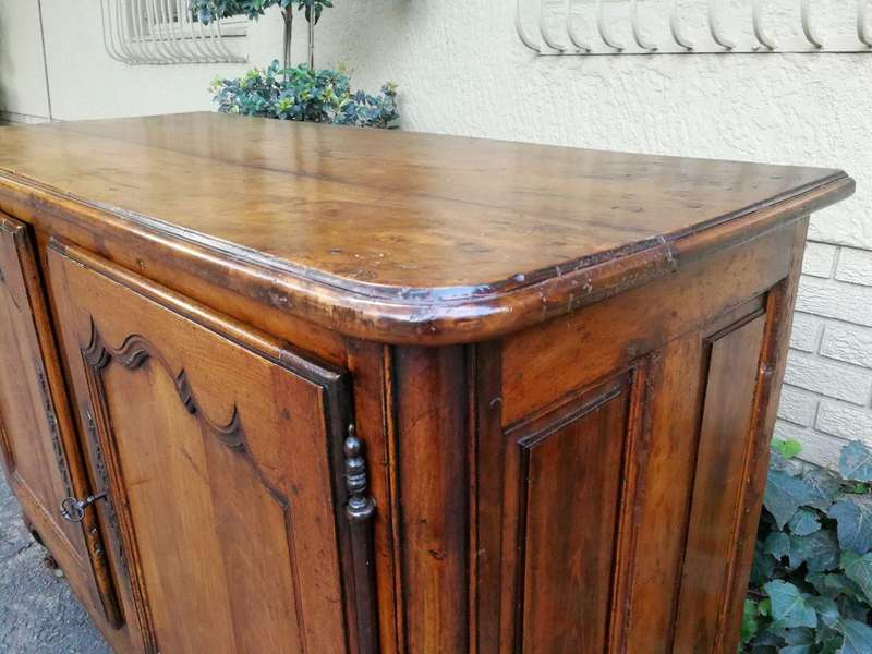 An Antique18th Century French Cherrywood Buffet / Server / Drinks Cabinet