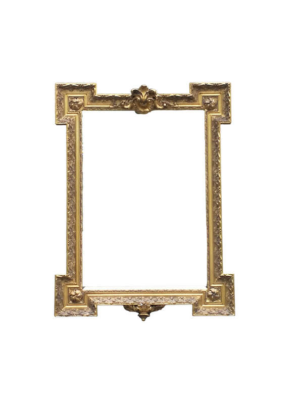 A Highly Carved and Ornate French-style Gilt and Bevelled Mirror