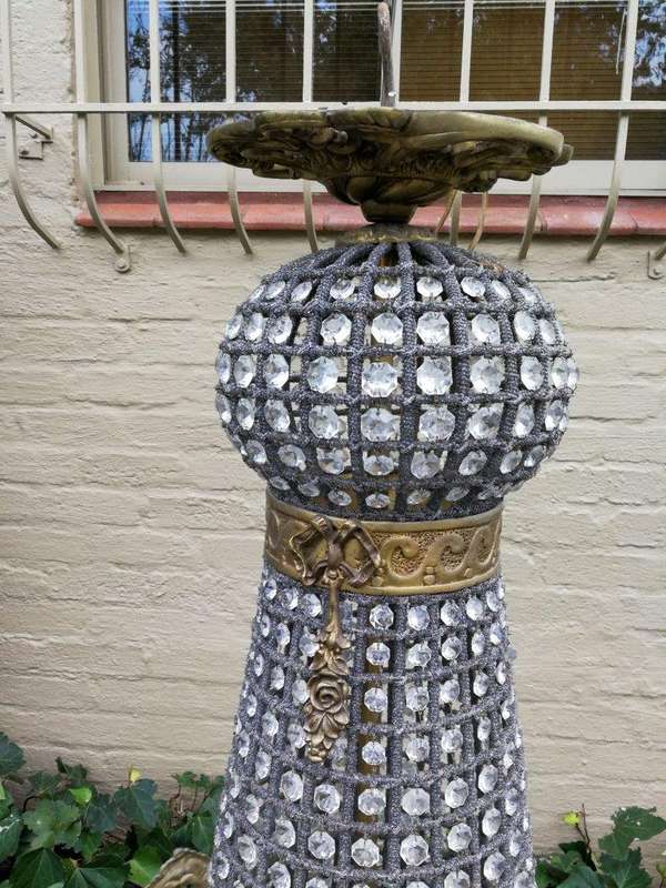 A French Empire Style Brass Gilt Chandelier