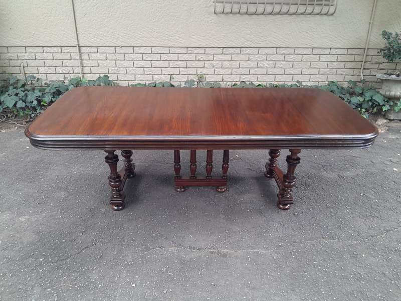 A 19th Century French Oak Henry lll Style Dining Table