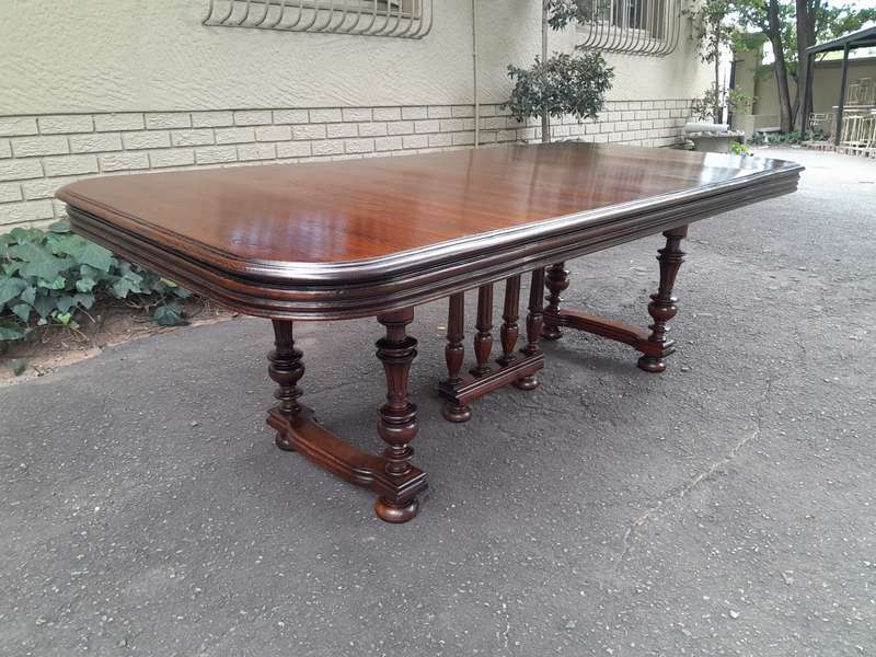 A 19th Century French Oak Henry lll Style Dining Table