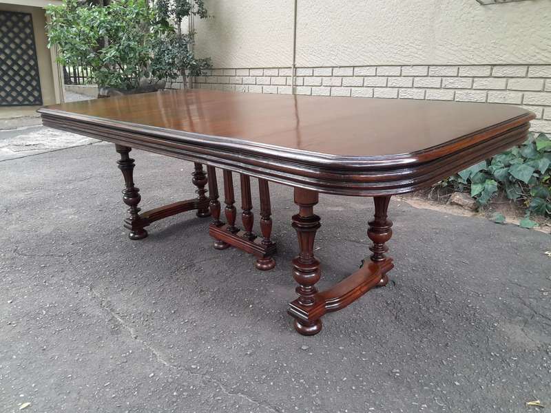 A 19th Century French Oak Henry lll Style Dining Table