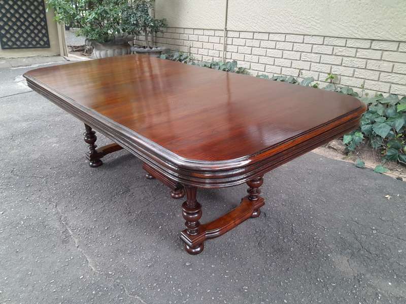 A 19th Century French Oak Henry lll Style Dining Table