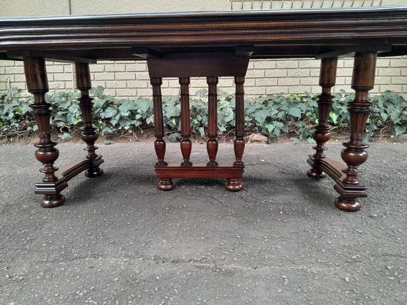 A 19th Century French Oak Henry lll Style Dining Table