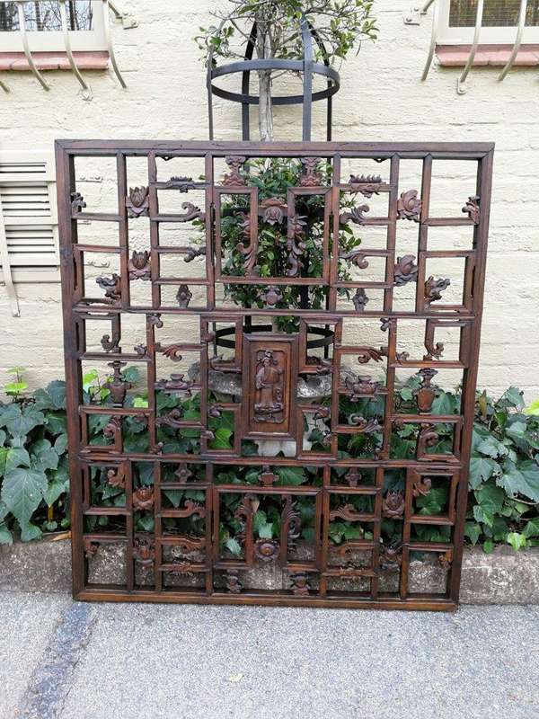 A 19th Century Pair Of Chinese Qing Dynasty Wall Panels