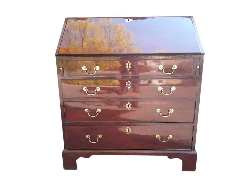 A Historic Circa 1800  Antique - George III Mahogany Bureau, Provenance: Ravenswood - A Heritage ...