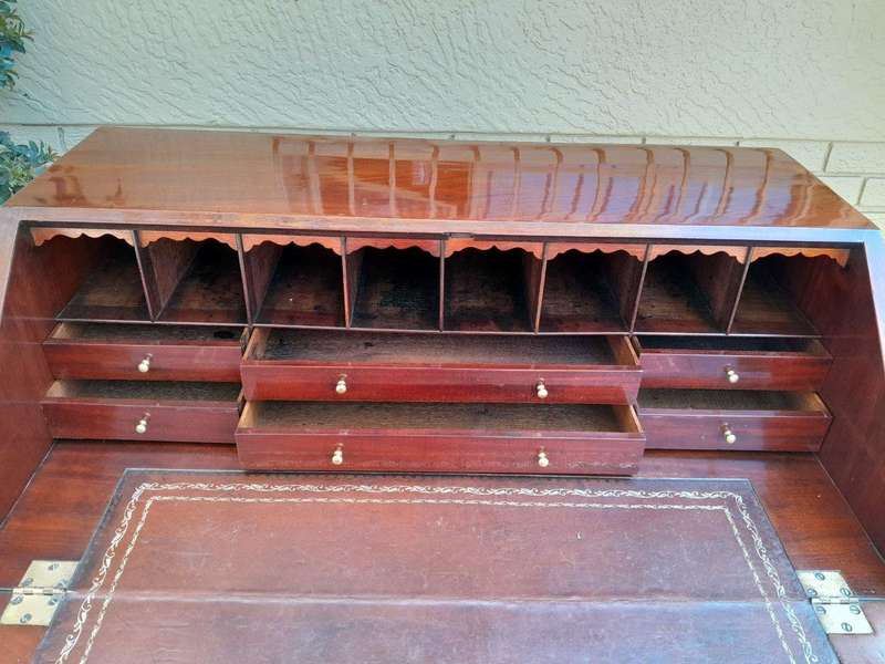 A Historic Circa 1800  Antique - George III Mahogany Bureau, Provenance: Ravenswood - A Heritage ...
