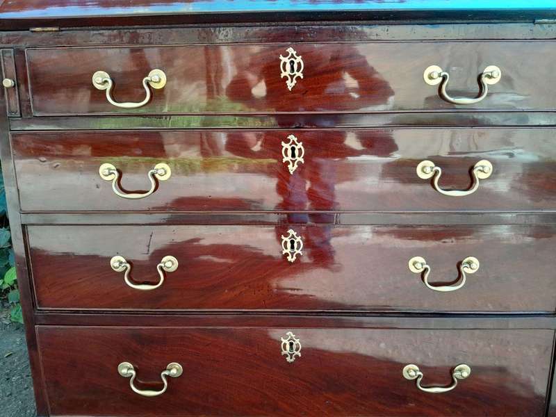 A Historic Circa 1800  Antique - George III Mahogany Bureau, Provenance: Ravenswood - A Heritage ...