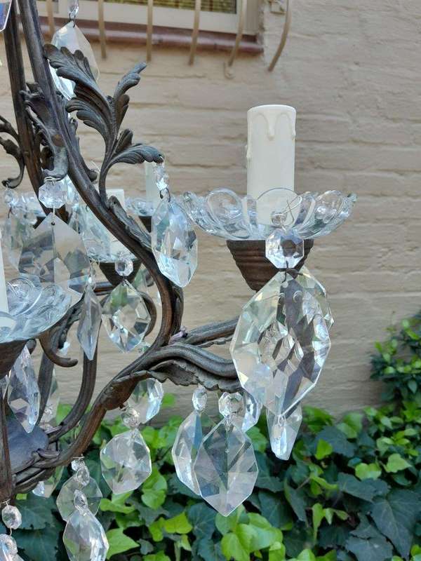 A 20th Century French Style Crystal Chandelier
