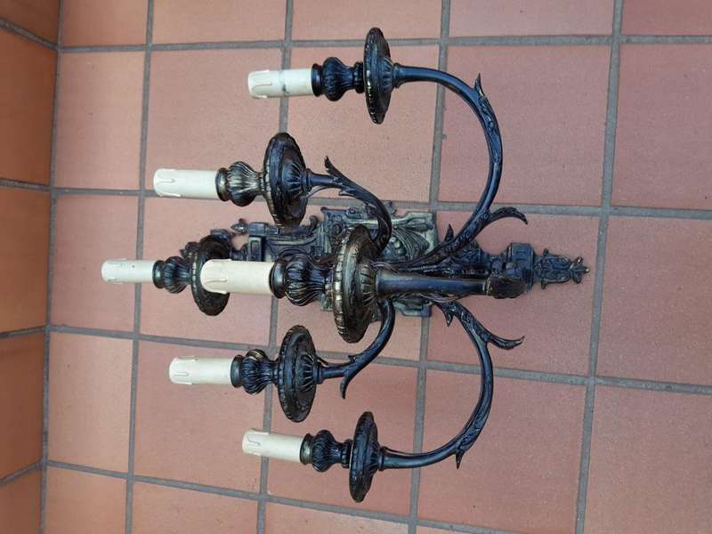 A Pair of Electrified 20TH Century French Style Gallery Wall Sconces