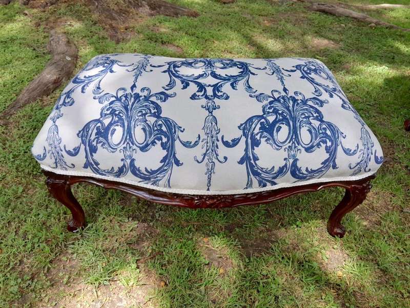 A 20th Century French Style Carved And Hand-Gilded Arm Chair With Foot-Rest