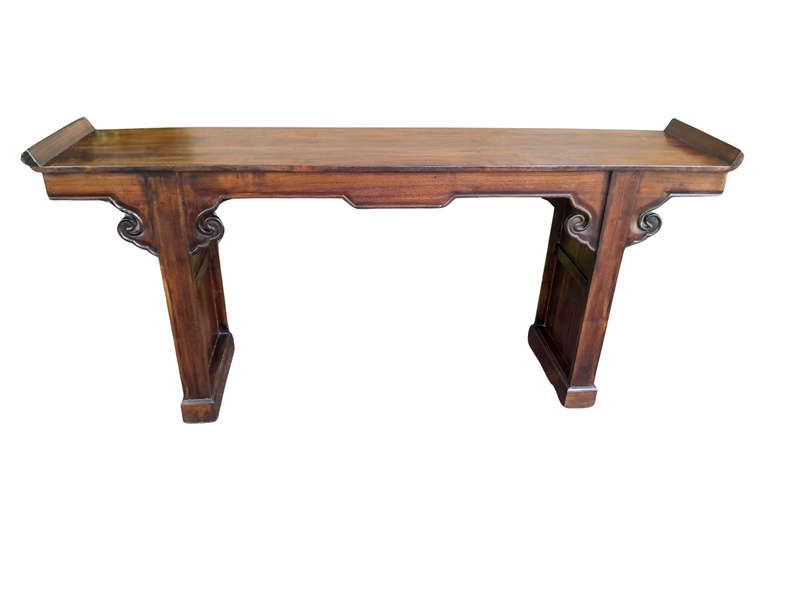A 20th Century Chinese Elmwood Entrance / Hall Table