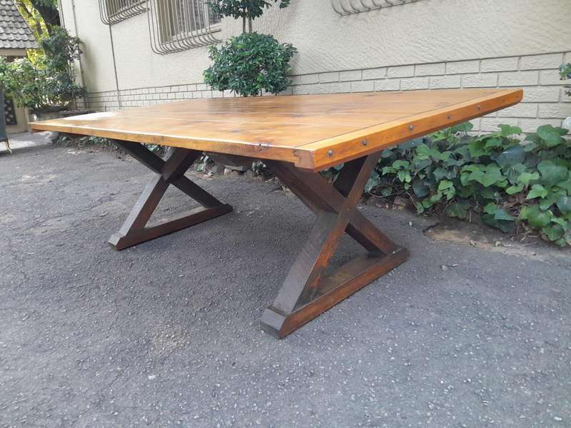 A Cape Yellowwood Entrance / Refectory / Dining Table