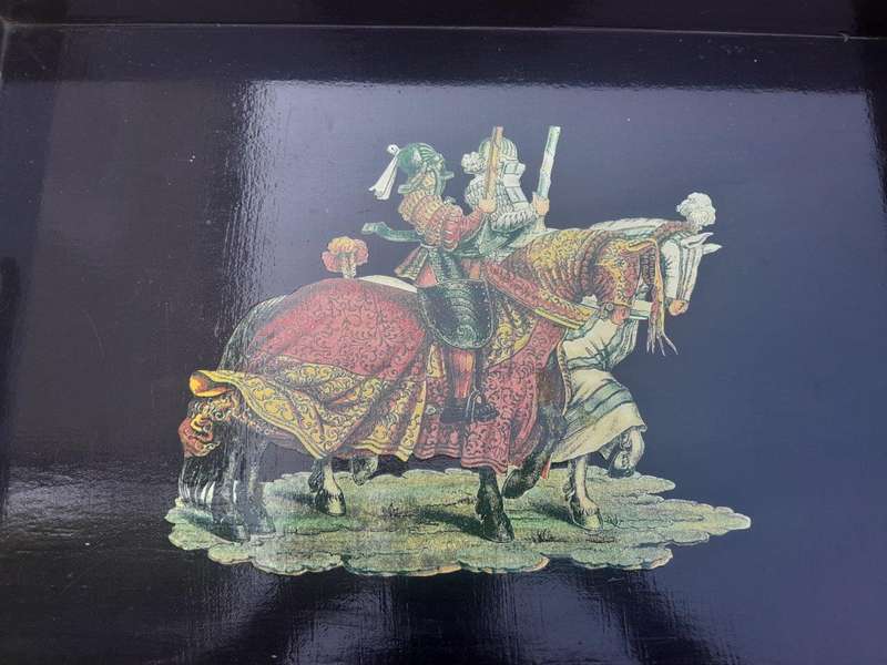 A 20th Century Ebonized English Butlers Tray