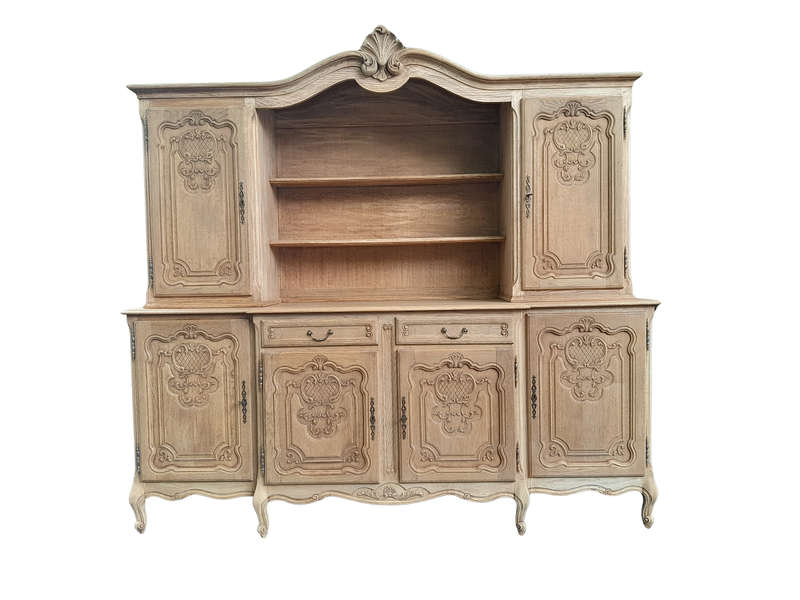 A 20th Century French Style Carved Wooden Sideboard / Server / Drinks Cabinet In A Contemporary N...