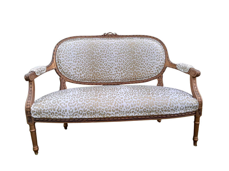 A 20th Century French Giltwood Settee