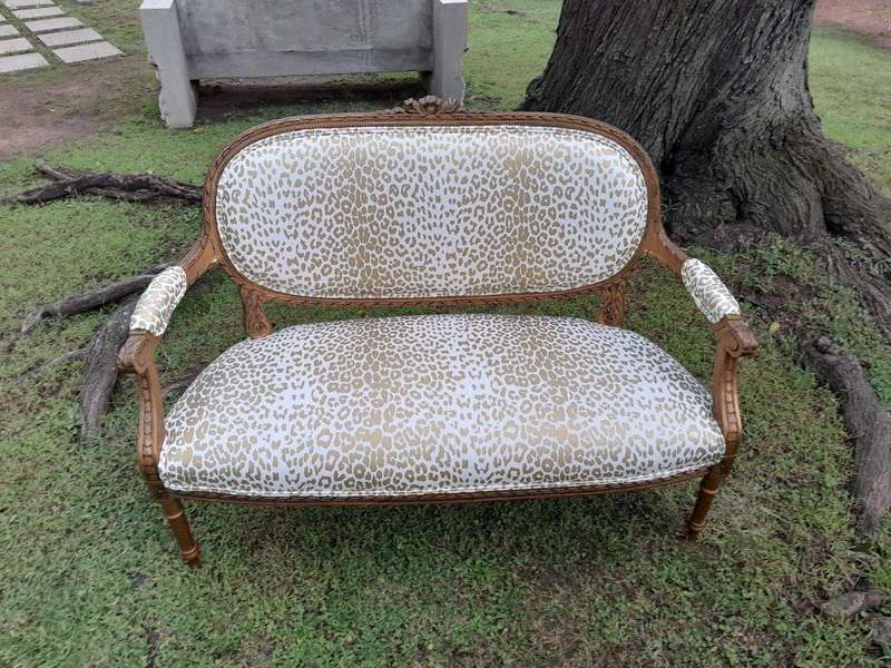 A 20th Century French Giltwood Settee