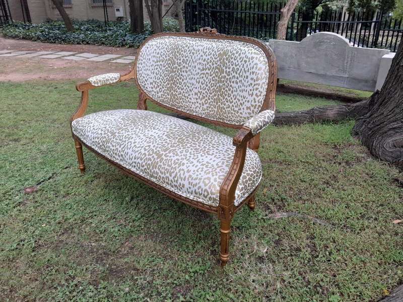 A 20th Century French Giltwood Settee